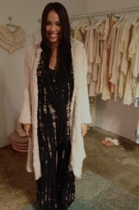 Lady Krystal in Flannel Woven Rabbit Fur 